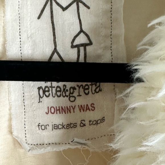 Johnny was pete&greta ivory cream vest size small - Picture 8 of 13